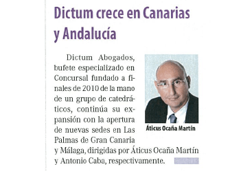 Dictum crece en Canarias y en Andalucía