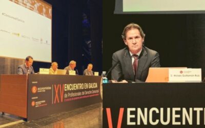 Ana Belén Campuzano y Álvaro Sendra, en el XV Encuentro en Galicia de Profesionales del Derecho Concursal