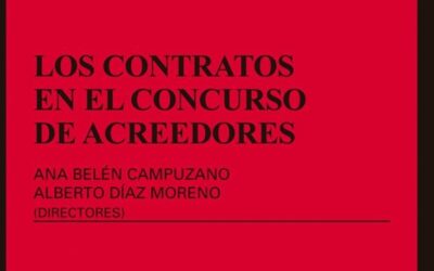 Ana Belén Campuzano codirige la obra «Los contratos en el concurso de acreedores»