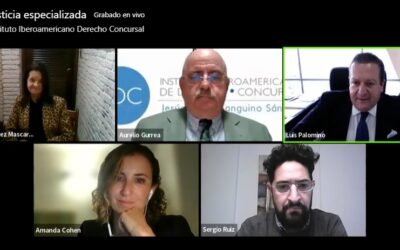 Aurelio Gurrea Chalé participa en el webinar de octubre del Instituto Iberoamericano de Derecho Concursal