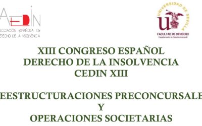 Dictum colabora, un año más, con el Congreso Español de Derecho de la Insolvencia (CEDIN XIII)