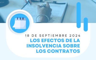 «Los efectos de la insolvencia sobre los contratos»: el webinar de septiembre del Instituto Iberoamericano de Derecho Concursal